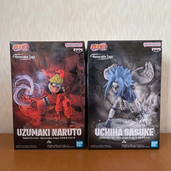 NARUTO フィギュア うずまきナルト うちはサスケ 2体セット Memorable Saga