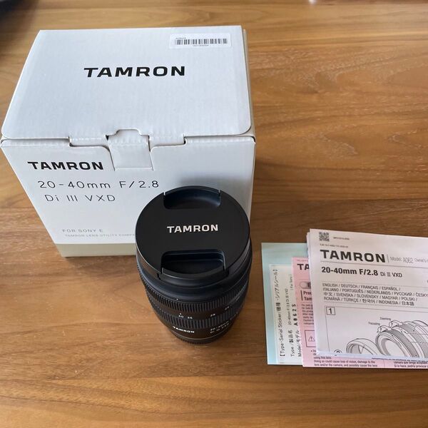 TAMRON タムロン カメラレンズ (ソニーE用/フルサイズ対応) 20-40mm F/2.8 Di III VXD