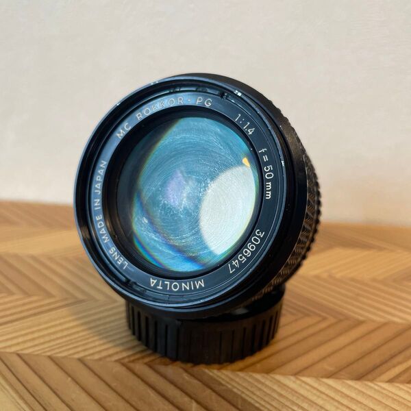 (ジャンク品) Minolta MC ROKKOR-PG 50mm f1.4 オールドレンズ