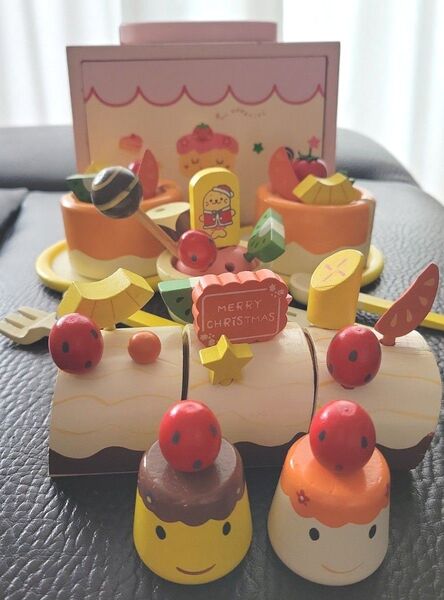 【稀少】マザーガーデン ケーキ屋さんセット 木箱 中古 木製