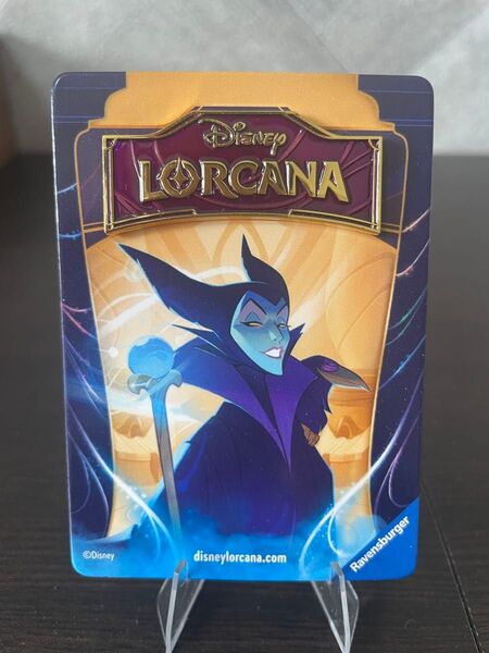 ディズニー ロルカナ マレフィセント プロモ ピンバッジ 海外限定 台紙カード付き 超希少 非売品