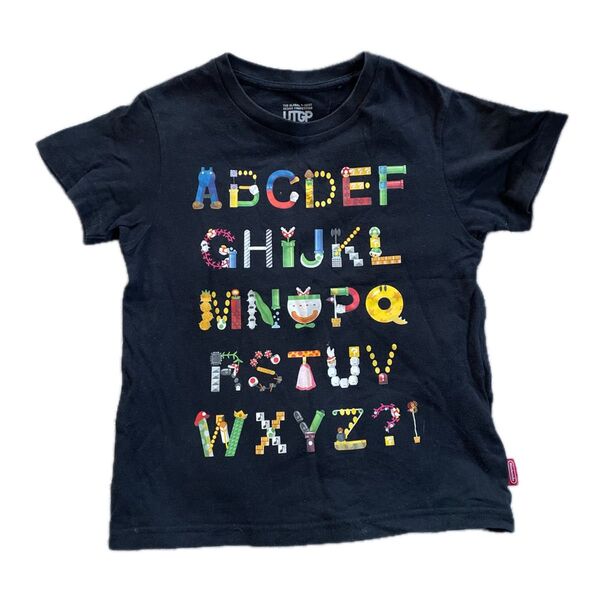 UNIQLO スーパーマリオ Tシャツ アルファベット 120cm