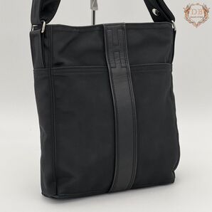 エルメス アカプルコ バンドリエール ナイロン ショルダーバッグ ブラック 斜め掛け Hermes レディース バッグ シルバー