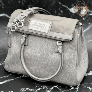 マルジェラ 5AC ハンド ショルダー グレー ミニ 斜め掛け アイコン Maison Margiela レディース バッグ