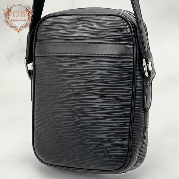 【新型】 ルイヴィトン エピ ダヌーブ ブラック ショルダー 斜め掛け カメラ Louis Vuitton メンズ バッグ 058