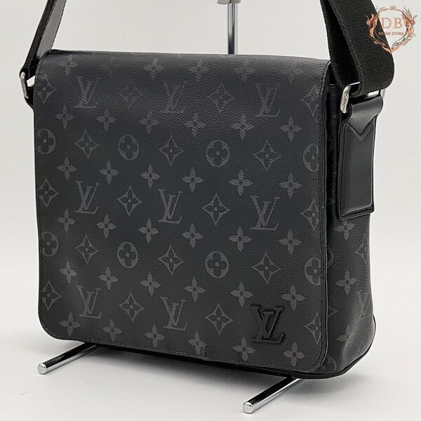 ルイヴィトン モノグラム エクリプス ディストリクトPM NM ショルダー 黒 Louis Vuitton メンズ バッグ 046