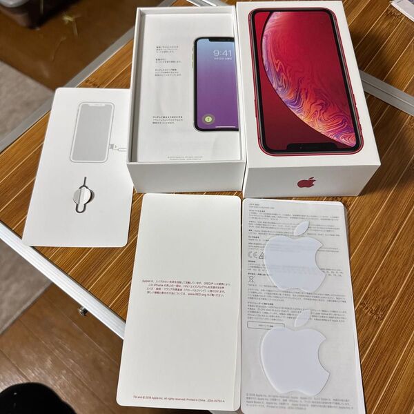 iPhone XR RED 箱のみ