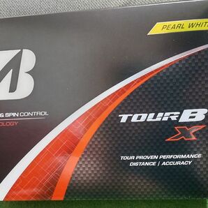ブリヂストン bridgestoneゴルフボール新品1ダースツアーB X (TOURBX)パールホワイト