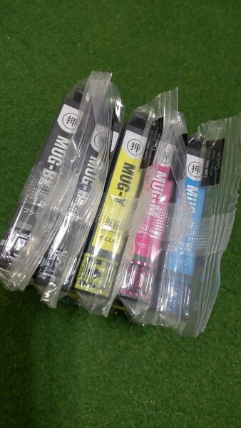 【MUG 4色+黒セット】エプソン 互換インク 4色+黒 (MUG-4CL+MUG-BK) 5個セット