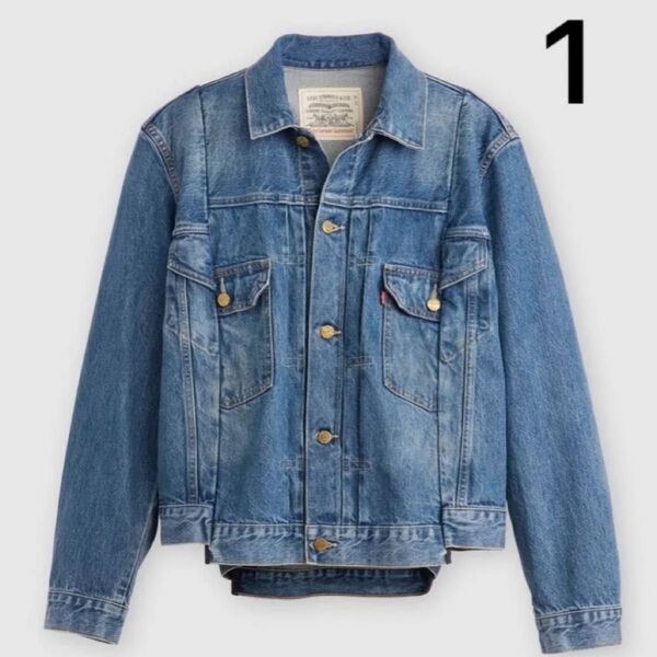 25ss sacai x LEVI'S Men's Denim Jacket "Blue" size1