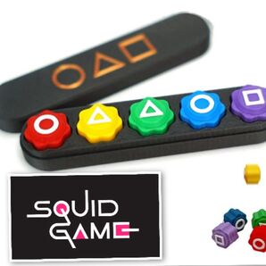 イカゲーム SQUID GAME コンギ 5個セット ケース付き