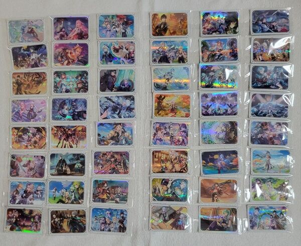 原神 シールウエハース1、2 フルコンプ 全48種