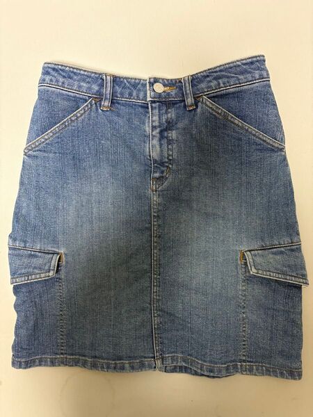 camel road カーゴ デニムスカート ストレッチ