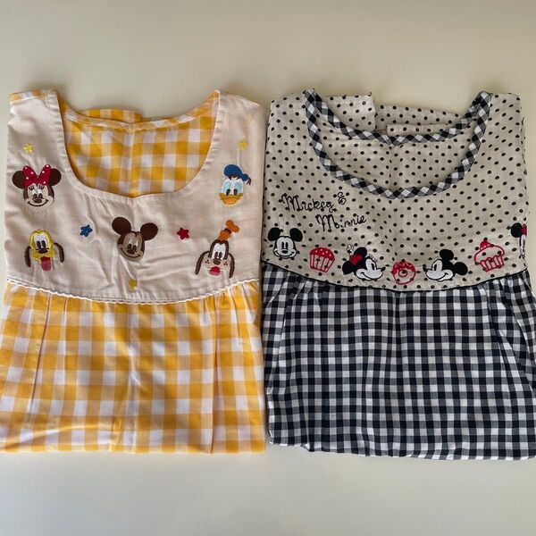 ディズニーミッキー&ミニー エプロン2枚セット