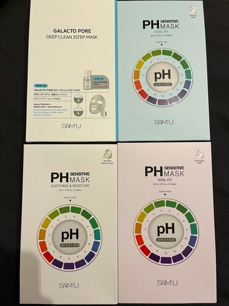SAMU サミュ PHセンシティブマスク フェイスマスク パック 4種セット
