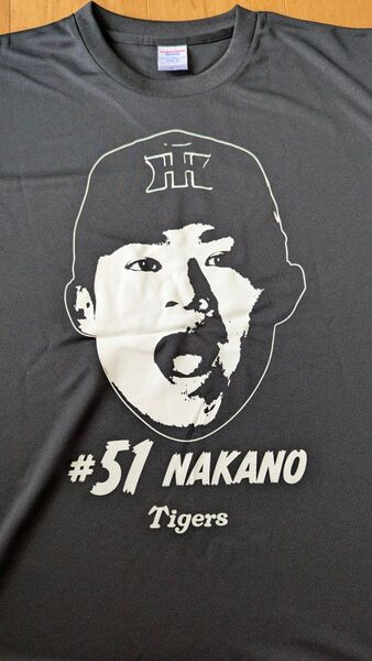 阪神タイガース 2025選手顔シークレットTシャツ 中野拓夢