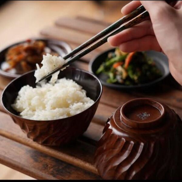 【激レア・新品未使用】GNU 漆 ご飯茶碗アウトドア漆器