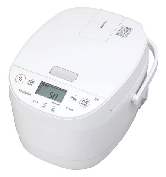 東芝 IHジャー炊飯器 5.5合炊き ホワイト RC-10HR(W)