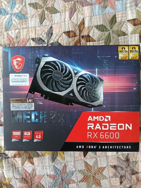【動作確認済】MSI Radeon RX 6600
