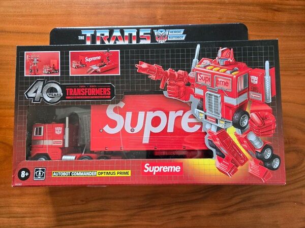 Supreme x Transformers G1 Optimus Prime Figure "Red"①