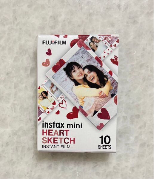 instax mini HEART INSTANT FILM 富士フイルム チェキフィルム FUJIFILM