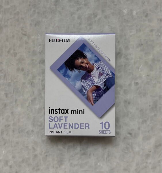 instax mini SOFT LAVENDER INSTANT FILM 富士フイルム チェキフィルム FUJIFILM