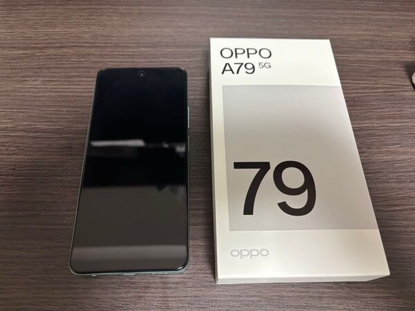【新品同様】A79 5G 6.7インチ メモリー4GB ストレージ128GB グローグリーン ワイモバイル
