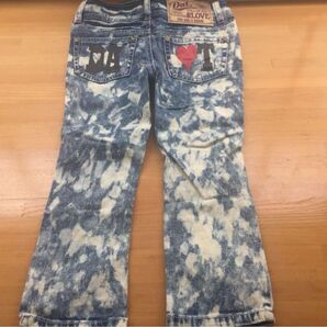 美品 DAT ダメージ加工パンツ size.110