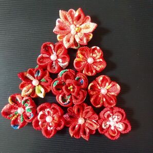 つまみ細工 お花パーツ28