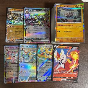 ポケモンカード 100枚セット オーガポン、ブラッキー、ニンフィア、シャワーズ、ザシアン、エースバーン