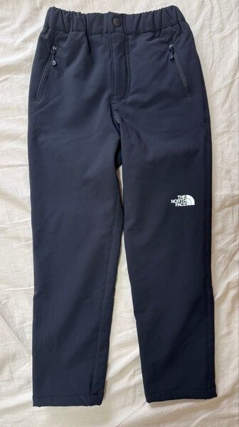 ザノースフェイス キッズ バーブパンツ ズボン ストレッチ 裏起毛付 黒 120
