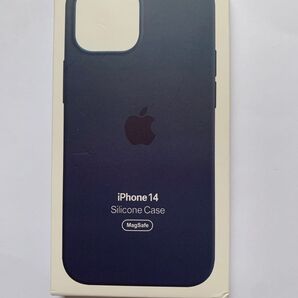 未開封iPhone 14 シリコーンケース ストームブルー 純正