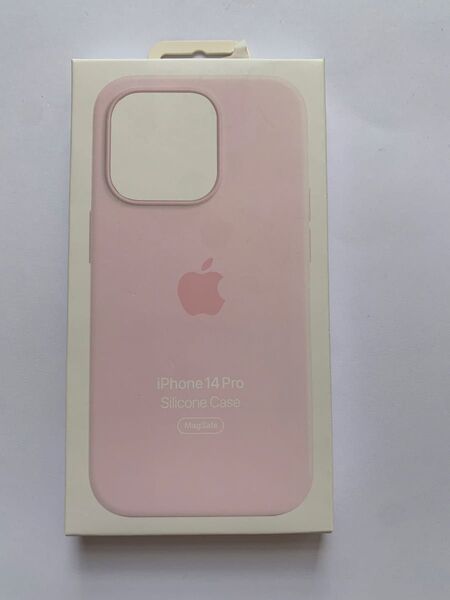 MagSafe対応純正iPhone 14Pro シリコーンケース チョークピンク