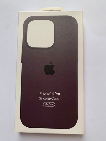 iPhone 14Pro シリコーンケース エルダーベリー純正MagSafe対応