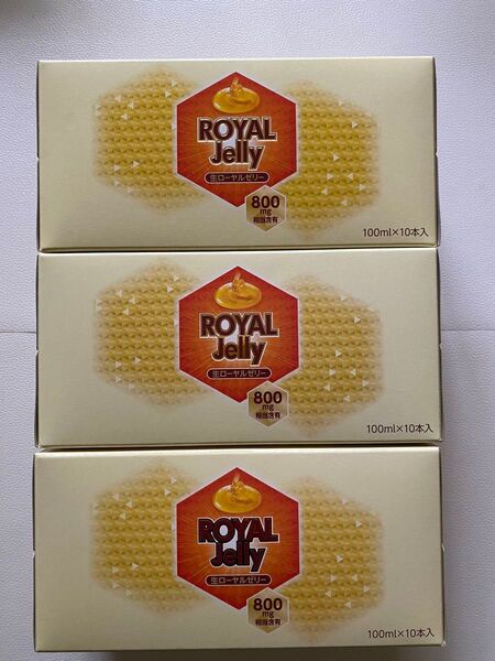 NHC 日本自然発酵 ローヤルゼリー800ドリンク 10本入 3箱