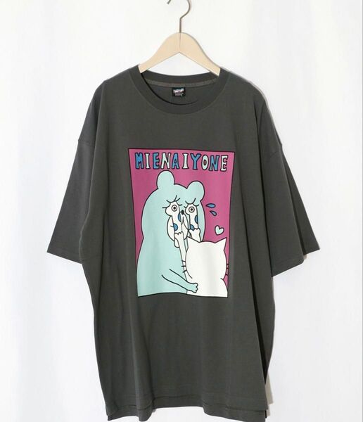 scolarparity スカラーパリティ 352113:ネコとクマとチンアナゴ柄 BIG-Tシャツ
