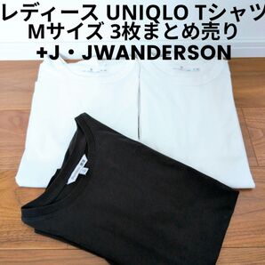UNIQLO +J JWANDERSON 半袖Tシャツ 3枚まとめ売り Mサイズセット まとめ買い シンプル 無地 綺麗めスタイル