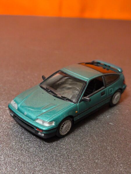 MINICHAMPS 1/43 HONDA CR-X Coupe 1989年 ミニチャンプス ホンダ CRX グリーン 国産名車