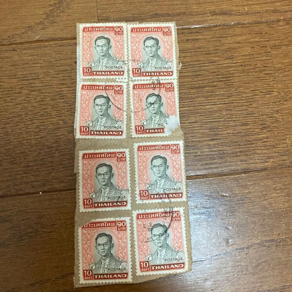 King Bhumibol タイ 使用済み切手 レア コレクション