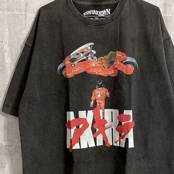 AKIRA アキラ 映画 アニメ Tシャツ 金田 鉄雄 レトロ エモい 個性