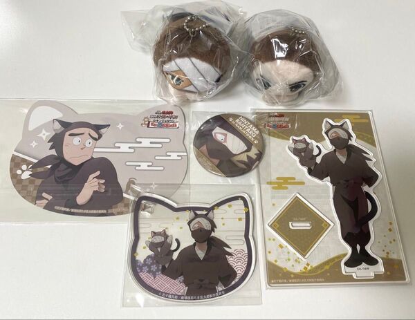忍たま ナンジャ はぐキャラ 雑渡 諸泉 コースター 缶バッジ ぬいぐるみ 特典 アクリルスタンド アクスタ