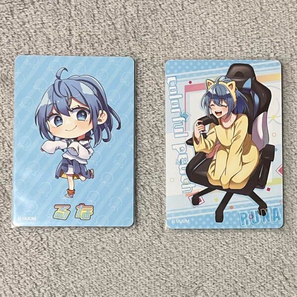 カラフルピーチ るな グミ カード 2枚セット