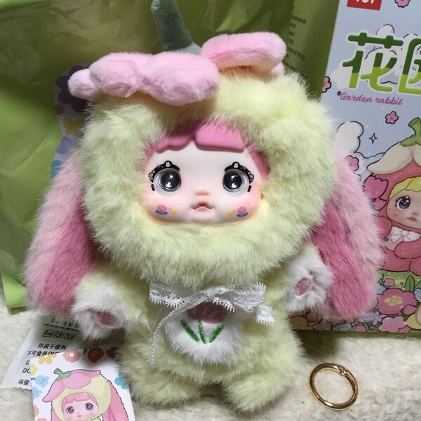 NOMMI V2 Garden Rabbitバージョン キーホルダー ぬいぐるみ
