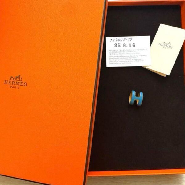 エルメス HERMES ネックレス Hロゴネックレス ポップアッシュ