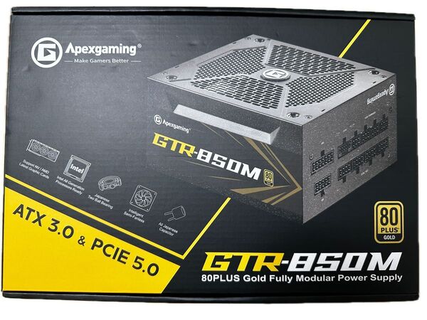 Apexgaming GTR-850M 電源ユニット 850W 80PLUS GOLD 未使用