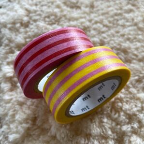 mt カラーセレクト ボーダー ピンク イエロー