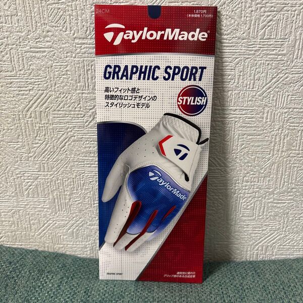 TaylorMade テーラーメイド ゴルフ グローブ 左手用24cm