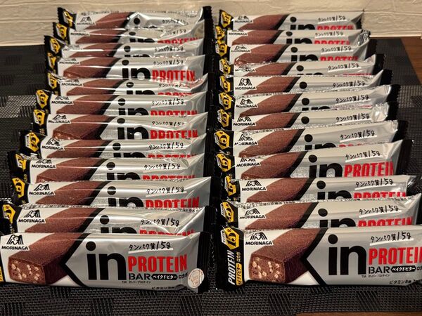 ベイクドビター 24本 inバー inバープロテイン 森永製菓 プロテインバー プロテイン チョコ チョコレート