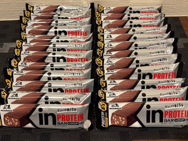 ベイクドビター 24本 inバー inバープロテイン 森永製菓 プロテインバー プロテイン チョコ チョコレート