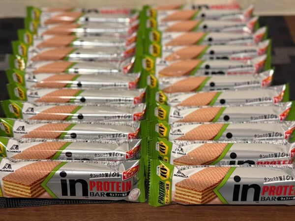 森永 inバー プロテイン ウェファー抹茶味 18本セット